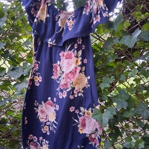 Floral Off-Shoulder Dress